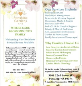 Sunshine Gardens Adult Family Home