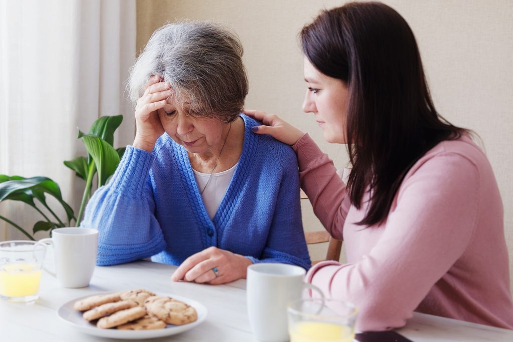 severe mental illness in aging parent
